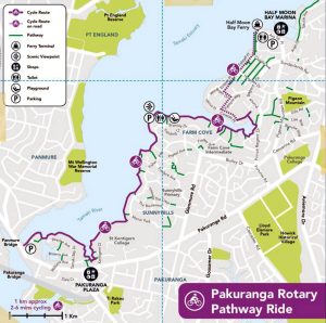 Route van Pakuranga Rotary Path